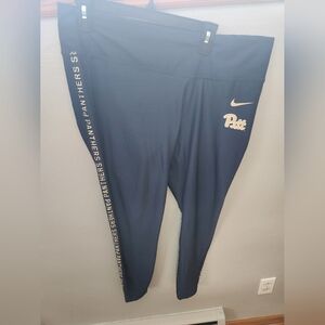 Nike Navy Blue University Of Pittsburgh Panthers Leggings